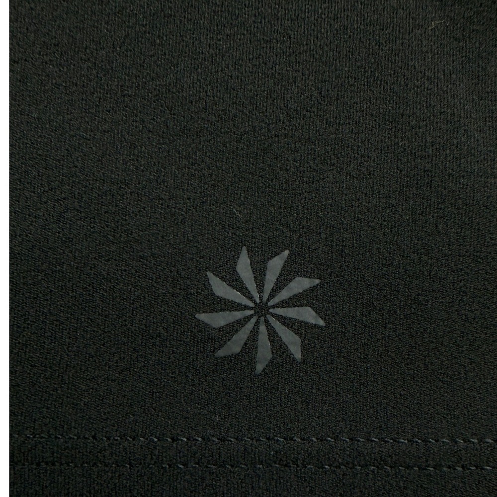Athleta Black High Neck Longline Sports Bra Crop Tank Top Women's S